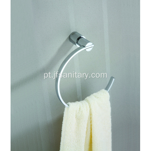 Anel de toalha de latão semi-fechado de sala de banho